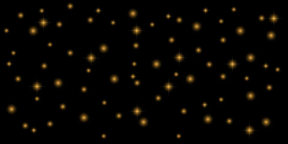 Glowing elements, blurred light. Bokeh lights, festive background, New Year's Illustrazione stock