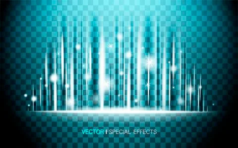 Glowing elements for design Stock Illustration