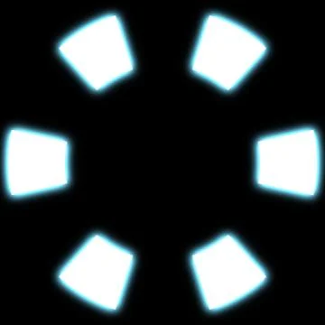 Glowing elements Illustrazione stock