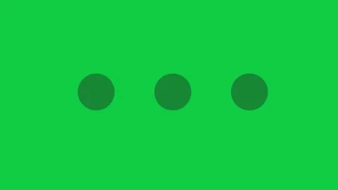 A glowing ellipsis on a green screen for suspense. Stock Footage 299045596