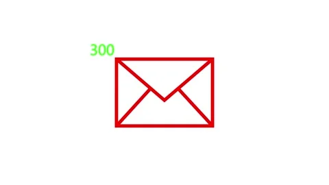 Glowing email box with many notification alert. Stock-Footage 334368688