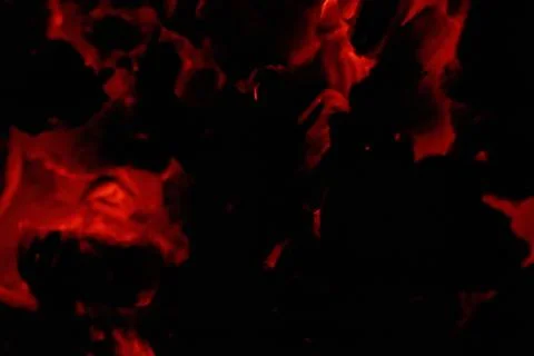 Glowing embers Stock Photos