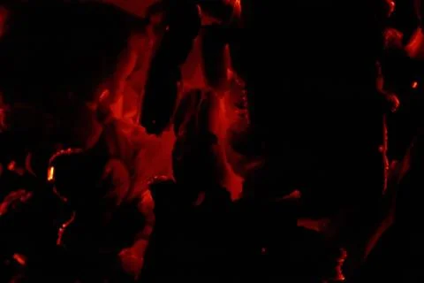 Glowing embers Stock Photos