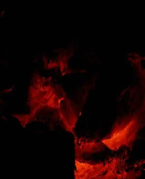Glowing embers Stock Photos