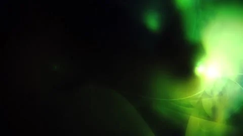 Glowing Emerald Aurora Energy Stream Abstract Fractal Motion Graphics Background Stock Footage 346223288