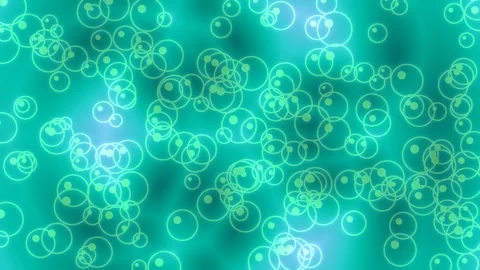 Glowing emerald bubble liquid background for futuristic motion graphics and.. Video stock 336544044