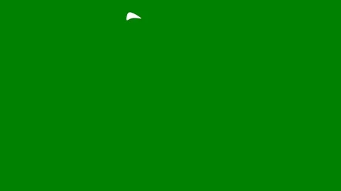 A glowing energetic streak of light transitioning across a green screen Video stock 301387084