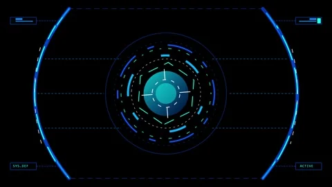 Glowing Energy Core Abstract Motion Animation Loop Video stock 339380850