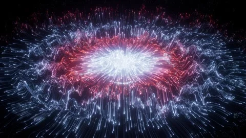 Glowing Energy Explosion Motion Background Loop Animated Stock Footage 323374018