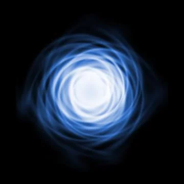 Glowing energy light representing a star gate through universe Stock Illustration