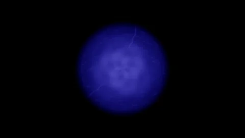 Glowing energy orb with radiating light beams Stock Footage 340333637
