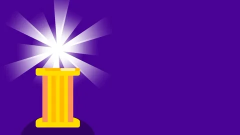 Glowing Energy Pillar Stock Footage 336062446