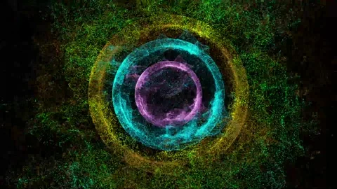 Glowing Energy Sphere 02 Video stock 243582323
