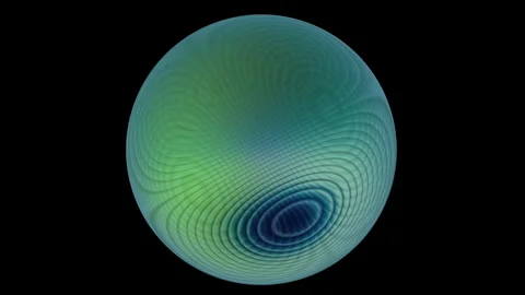 Glowing energy sphere in cosmic space 動画素材 296857342