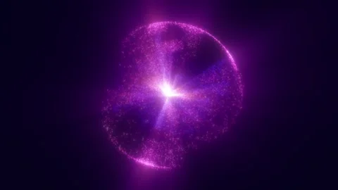 Glowing energy sphere Stock Footage 282714287