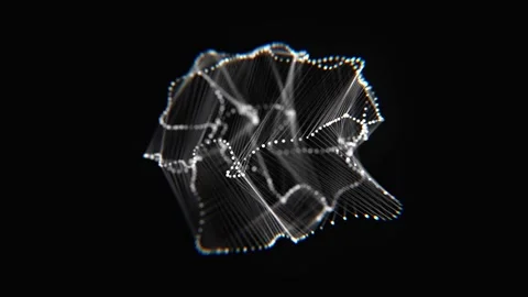 Glowing Energy Sphere in Motion Stockbeeldmateriaal 309548224