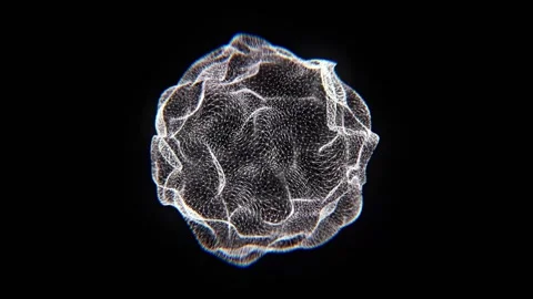 Glowing Energy Sphere in Motion Stockbeeldmateriaal 309548353