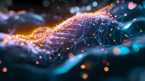 Glowing Enzymes in the Digestive Pathway Stock Illustration