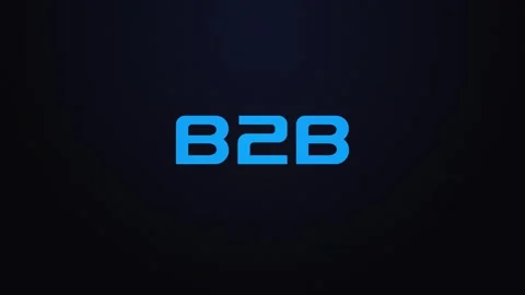 Glowing explosion B2B text reveal blue and pink Stock Footage 301295700