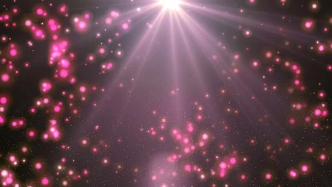 Glowing falling particles on abstract loopable background. Stock Footage
