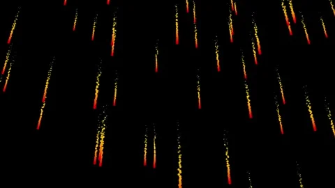 Glowing falling Space particle lines animation overlay Stock Footage 263603421