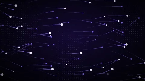 Glowing fiber optic strands sweeping with bend pure fibers Stock Footage 339317517