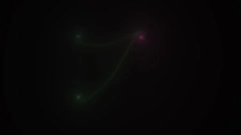 Glowing fiber optics light trail. Stock Footage 340018979