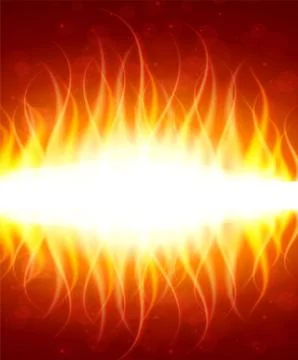 Glowing fire background Stock Illustration