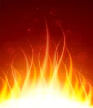 Glowing fire background Stock Illustration
