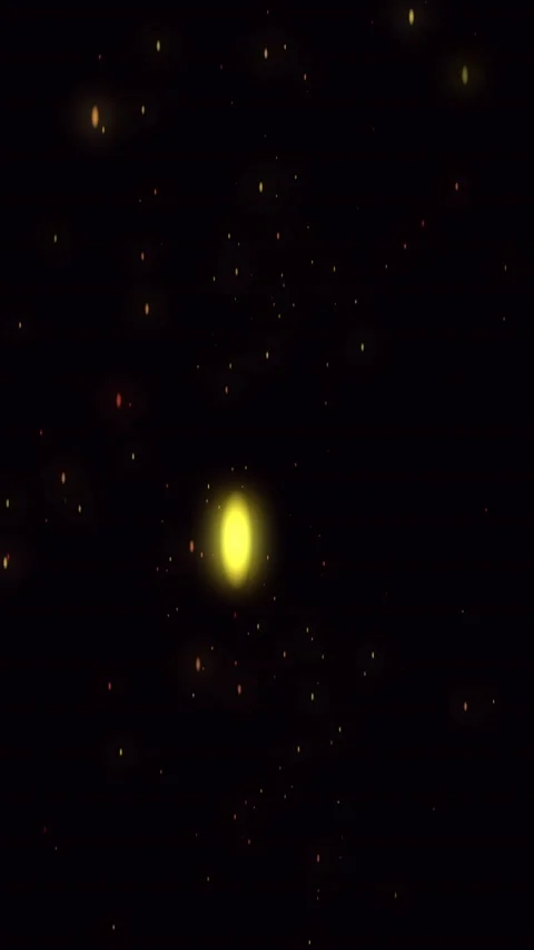 Glowing fire embers floating on a dark vertical background Vídeos de archivo 336933700