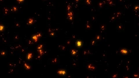 Glowing Fire Embers seamless loop Background Burning Particle Effect Stock Footage 344110847