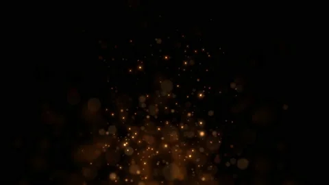 Glowing fire particle dust background Stock Footage 204019055