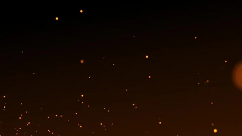 Glowing Fire Particles Flying Up Background. Video stock 336618125