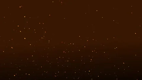 Glowing Fire Particles Flying Up Background. Видео 336618126