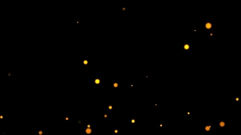 Glowing Fire Particles Flying Up Background. Video stock 336618188