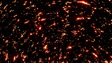Glowing Fire Spark Particles Loop Overlay Background 4K Stock Footage 171857238