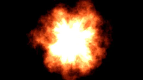 Glowing Fireburst Stock Footage 294136895