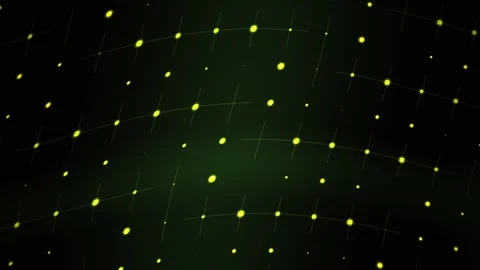 Glowing Fireflies in Dark Night Sky. Stock Footage 340019034