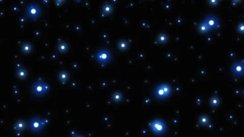 Glowing Fireflies Flying at Night, Magical Particle Background Loop Vidéo 335626949