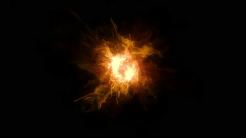 Glowing flame at camera Stock Footage 171888263
