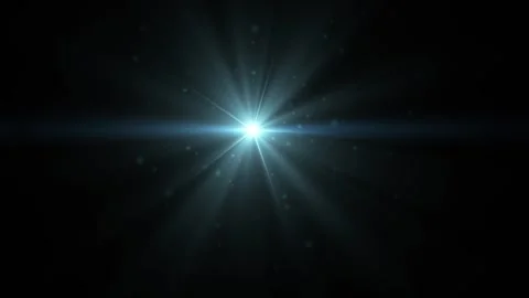 Glowing flicker flare motion graphics with plain black background Stock Footage 345694514