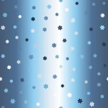 Glowing flower pattern. Seamless vector gradient background 스톡 일러스트