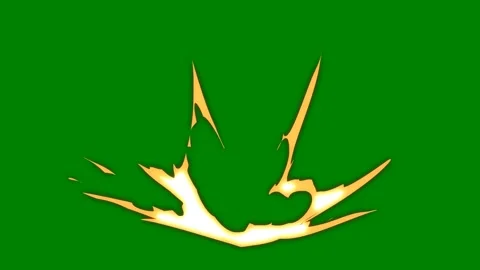 A glowing fluid arc effect transitioning across green screen perfect Video stock 301386472