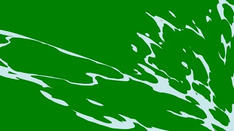 A glowing fluid arc transitioning across green screen ideal for seamless Stock Footage 301386278