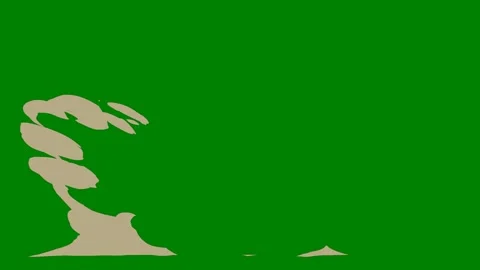 A glowing fluid arc transitioning across the green screen perfect Stock Footage 301386580