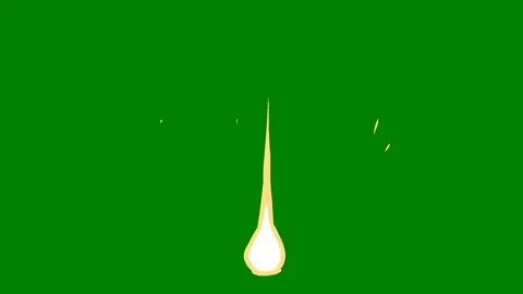 A glowing fluid streak effect on green screen ideal for fast-paced video Vídeo Stock 301386403
