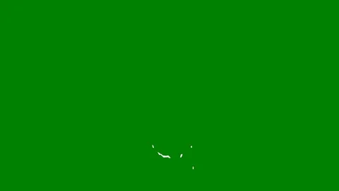 A glowing fluid transition effect moving across green screen perfect Video stock 301386166