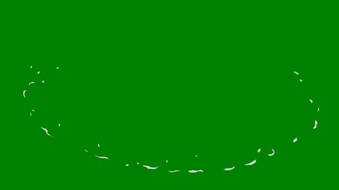 A glowing fluid transition effect moving across green screen ideal Stock Footage 301386543