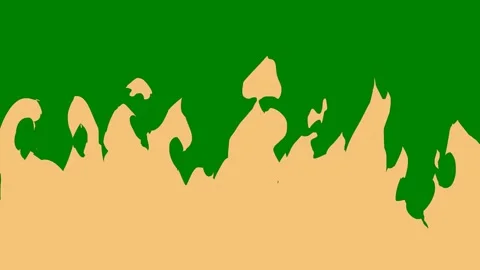 A glowing fluid transition on green screen ideal for adding smooth motion Stock Footage 301386819