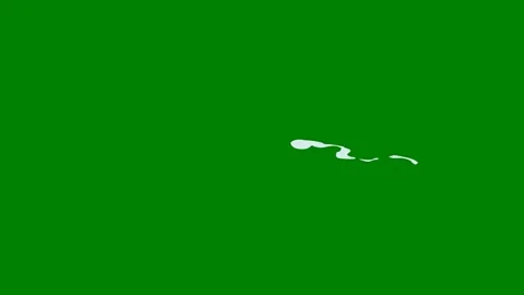 A glowing fluid wave effect transitioning on green screen perfect Video stock 301386181